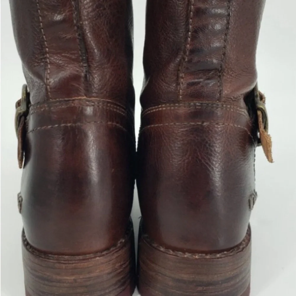BED STU Glaye Cobbler Series Women's Distressed Leather Boots Size 9